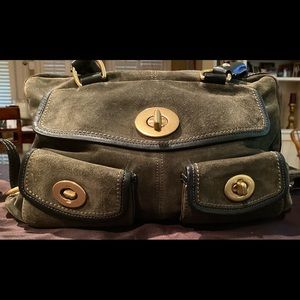 Suede Coach Purse
